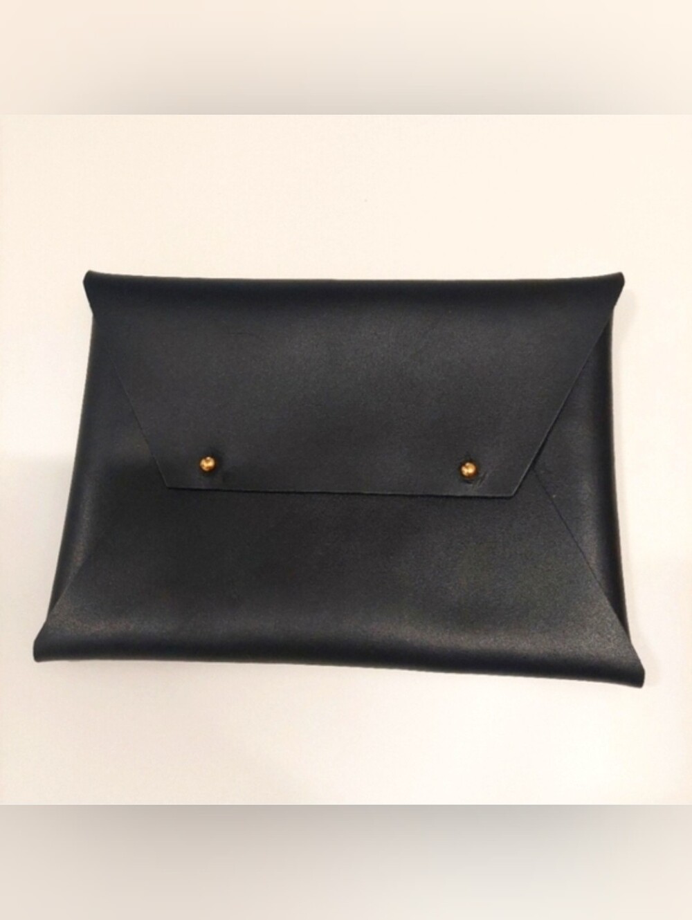 Tribe Alive Clutch Bag Purse Envelope Black with Gold Accents